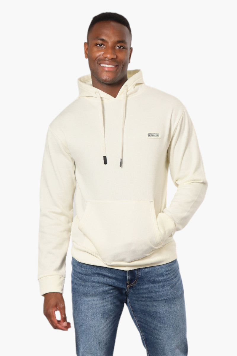 Essentials Solid Basic Pullover Hoodie White