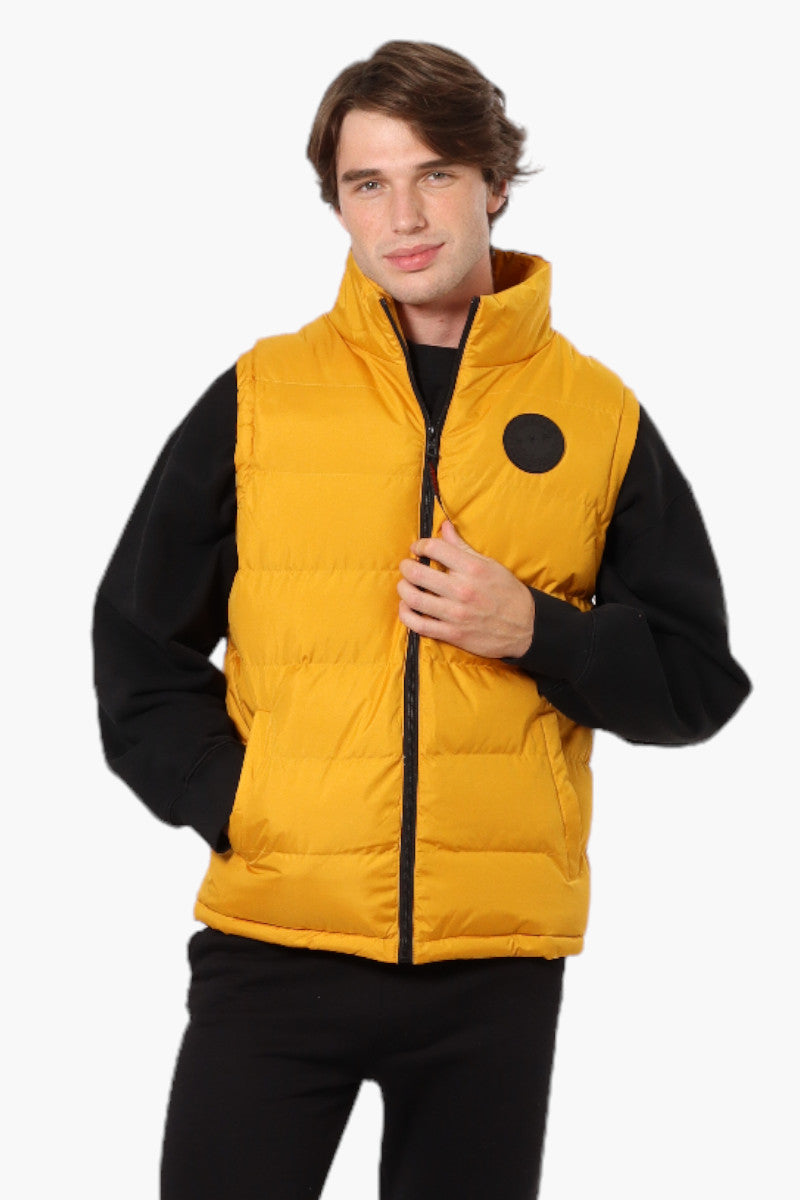 Canada Weather Gear Solid Bubble Vest Mustard