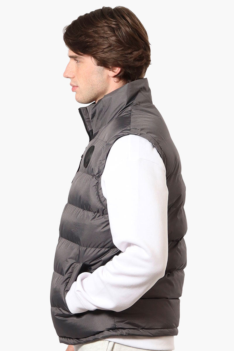 Canada Weather Gear Solid Bubble Vest - Grey - Mens Vests - International Clothiers