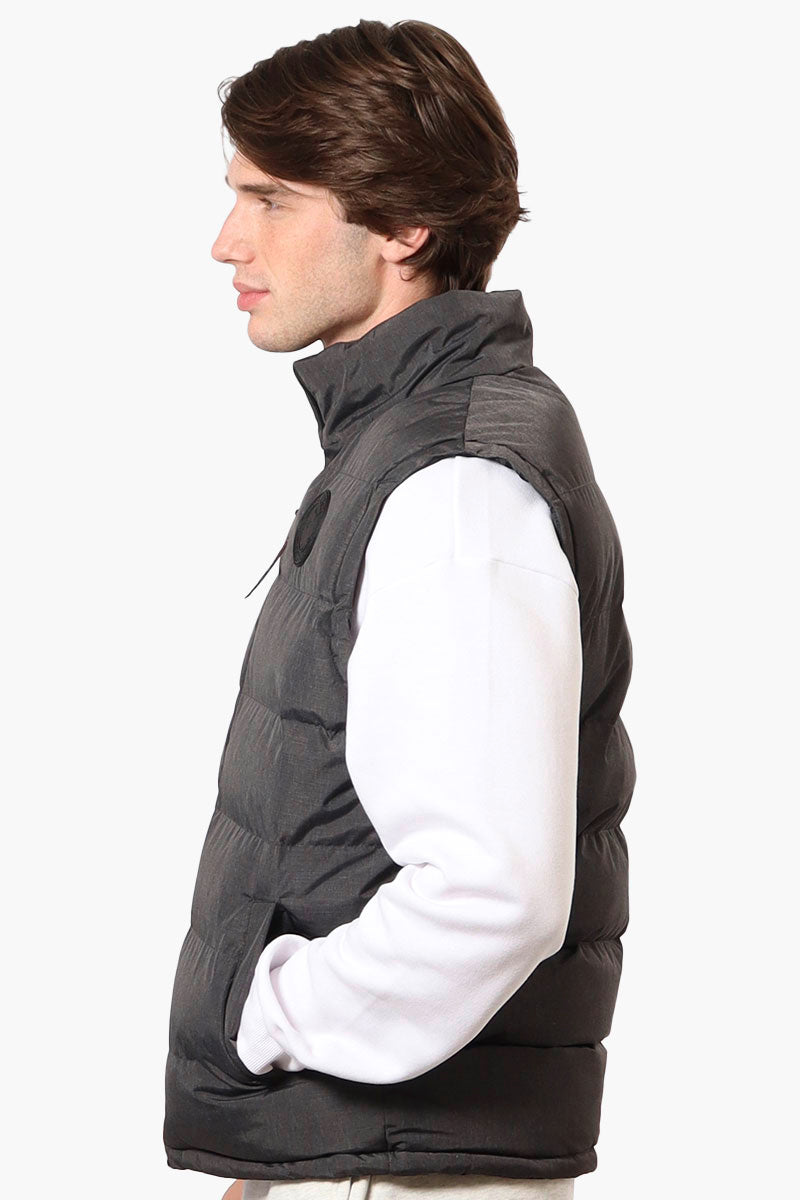 Canada Weather Gear Solid Bubble Vest - Grey - Mens Vests - International Clothiers