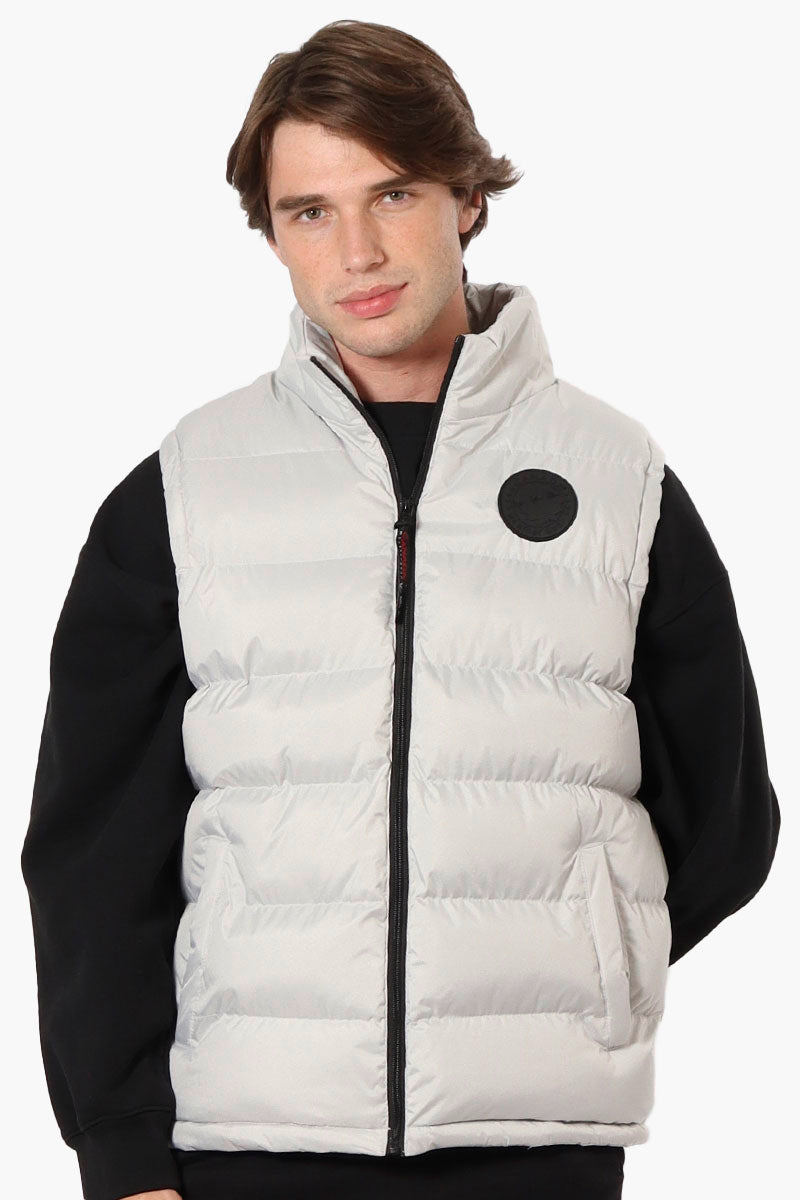 Canada Weather Gear Solid Bubble Vest - Stone - Mens Vests - International Clothiers