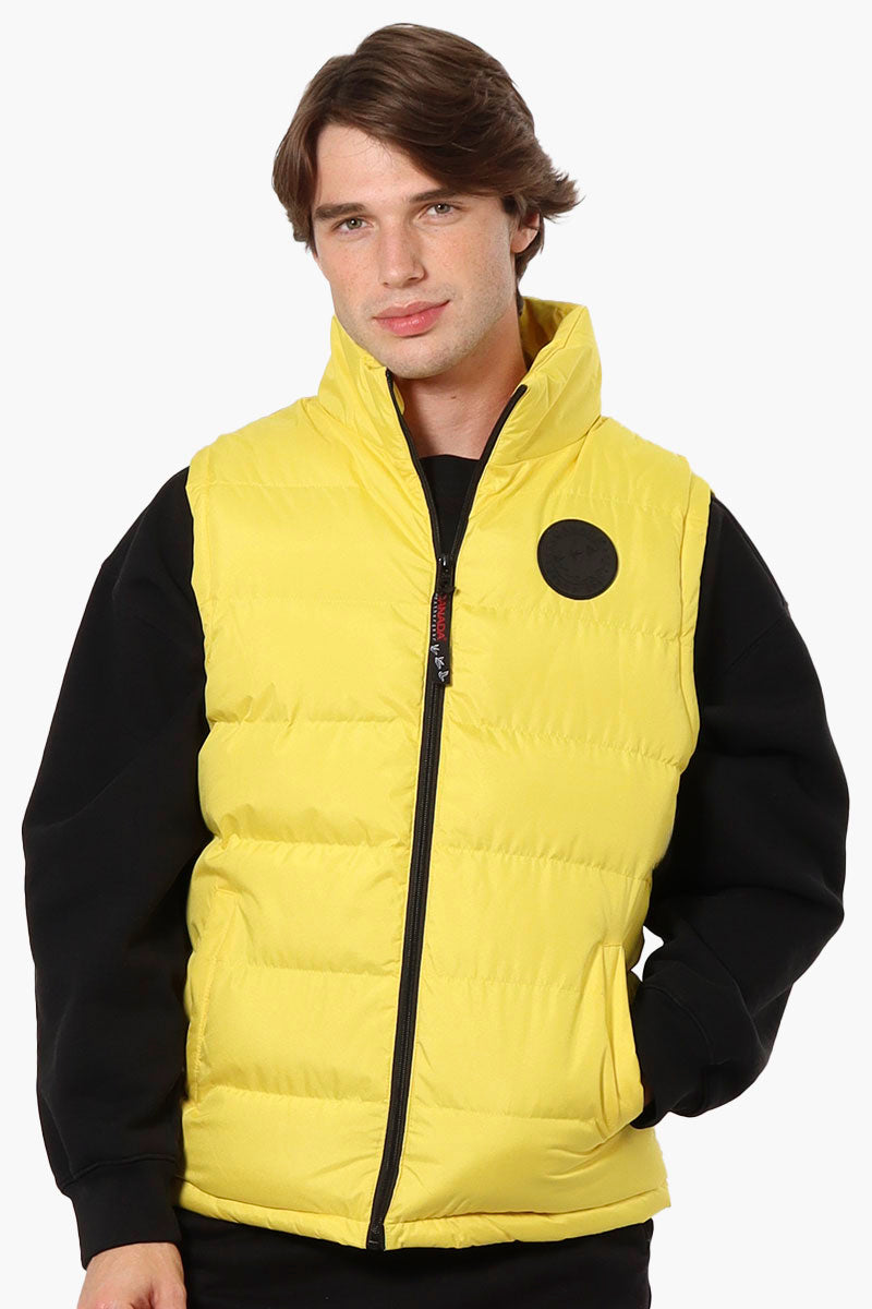 Canada Weather Gear Solid Bubble Vest - Yellow - Mens Vests - International Clothiers