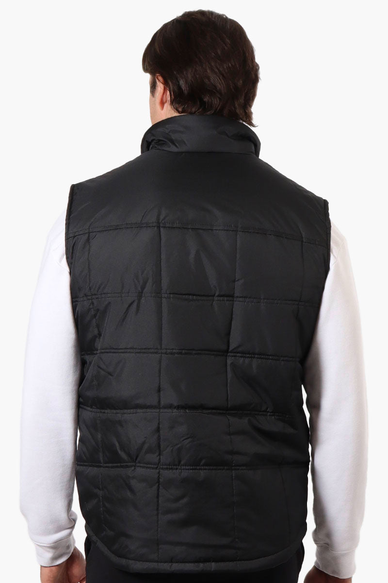 Canada Work Gear Sherpa Collar Bubble Vest - Black - Mens Vests - International Clothiers