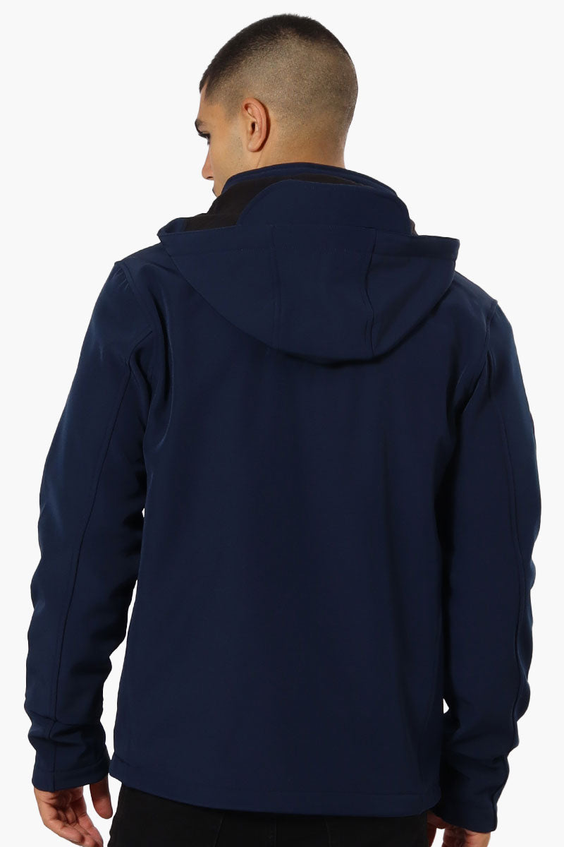 Canada Weather Gear Hooded Fleece Lined Lightweight Jacket - Navy - Mens Lightweight Jackets - International Clothiers