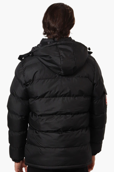 Canada Weather Gear Zip Pocket Bubble Bomber Jacket - Black - Mens Bomber Jackets - International Clothiers