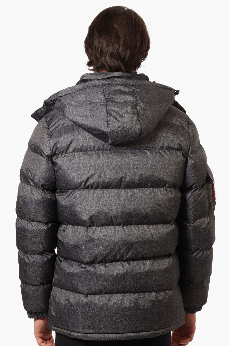 Canada Weather Gear Zip Pocket Bubble Bomber Jacket - Grey - Mens Bomber Jackets - International Clothiers