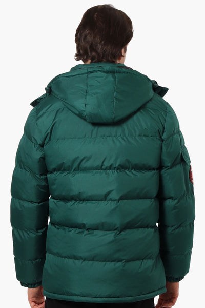 Canada Weather Gear Zip Pocket Bubble Bomber Jacket - Green - Mens Bomber Jackets - International Clothiers