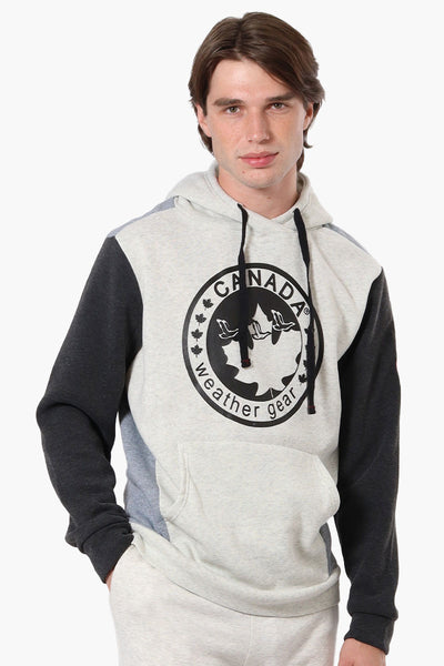 Canada Weather Gear Colour Block Hoodie - Stone - Mens Hoodies & Sweatshirts - International Clothiers