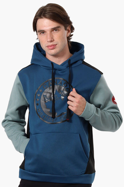 Canada Weather Gear Colour Block Hoodie - Navy - Mens Hoodies & Sweatshirts - International Clothiers