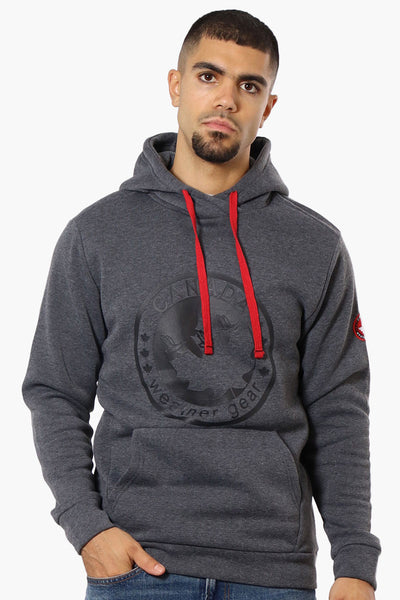 Canada Weather Gear Logo Print Hoodie - Grey - Mens Hoodies & Sweatshirts - International Clothiers