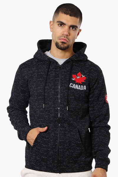 Canada Weather Gear Chest Logo Zip Up Hoodie - Black - Mens Hoodies & Sweatshirts - International Clothiers