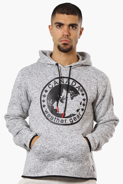 Canada Weather Gear Fleece Pullover Hoodie - Grey - Mens Hoodies & Sweatshirts - International Clothiers