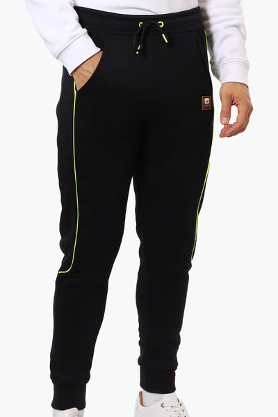 Canada Work Gear Contrast Piping Detail Joggers - Black - Mens Joggers & Sweatpants - International Clothiers