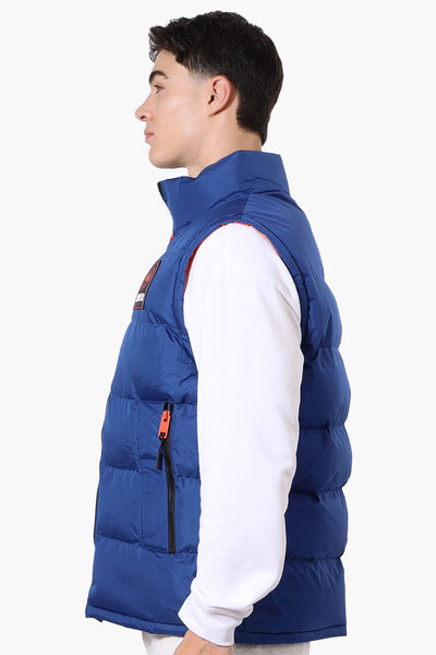 Super Triple Goose Double Pocket Bubble Vest - Blue - Mens Vests - International Clothiers