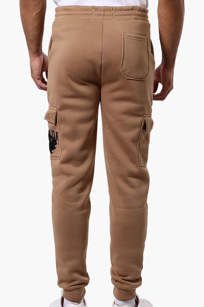 Canada Weather Gear Tie Waist Cargo Joggers - Brown - Mens Joggers & Sweatpants - International Clothiers