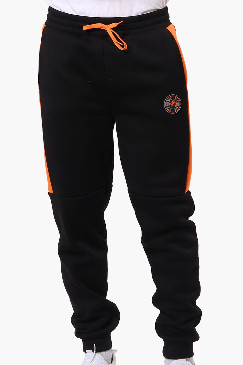 Essentials Super Triple Goose Side Stripe Tie Waist Joggers - Black - Mens Joggers & Sweatpants - International Clothiers