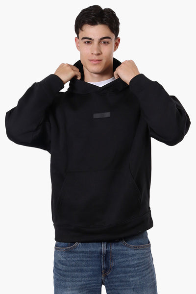 Essentials By Drill Box Logo Fleece Hoodie - Black - Mens Hoodies & Sweatshirts - International Clothiers