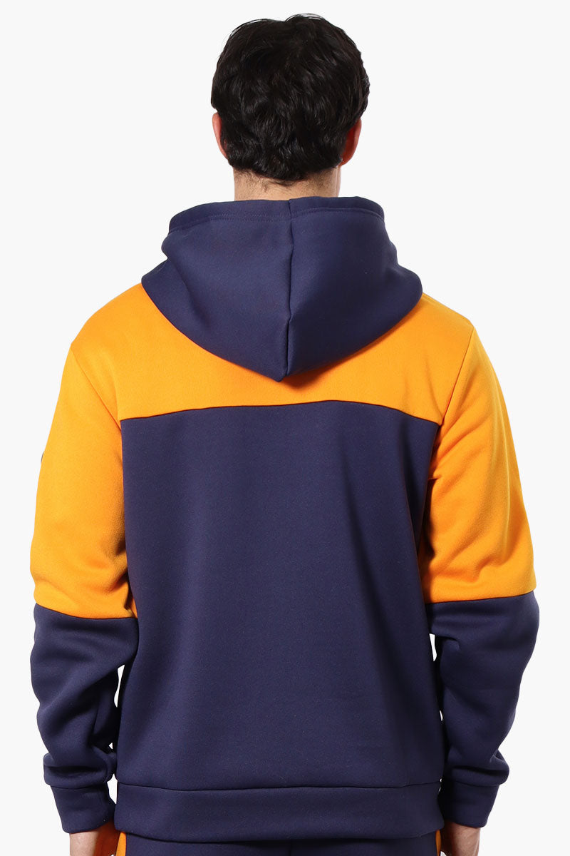 Essentials Super Triple Goose Colour Block Hoodie - Navy - Mens Hoodies & Sweatshirts - International Clothiers