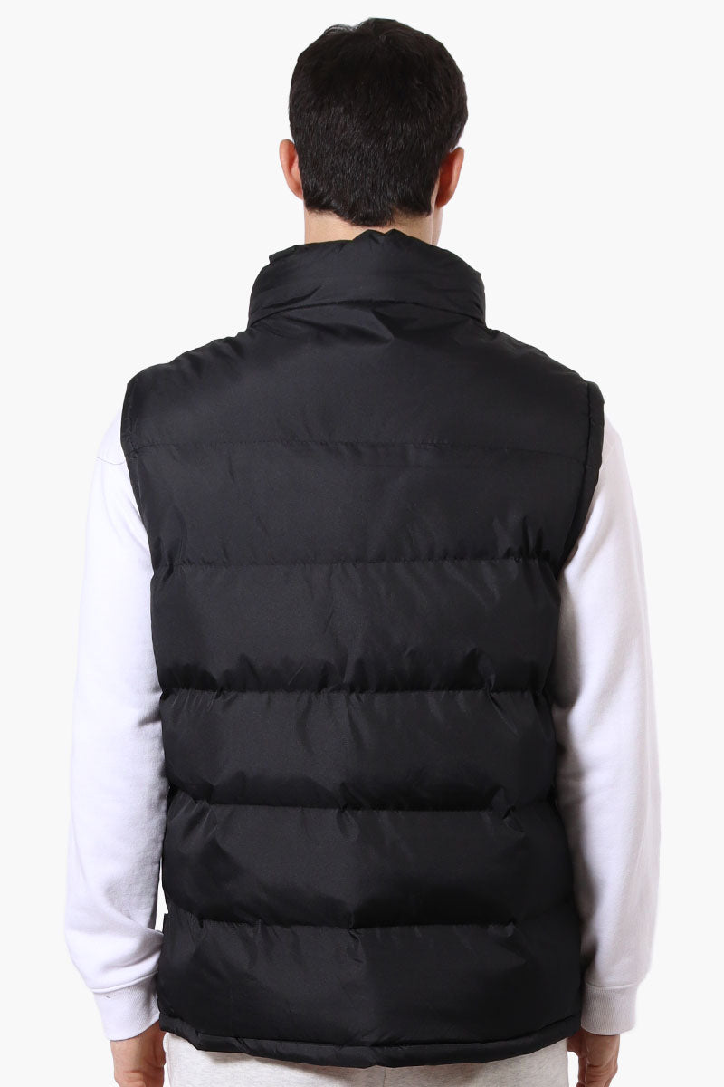 Super Triple Goose Double Pocket Bubble Vest - Black - Mens Vests - International Clothiers