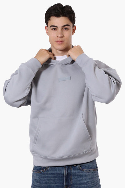 Essentials By Drill Box Logo Fleece Hoodie - Grey - Mens Hoodies & Sweatshirts - International Clothiers