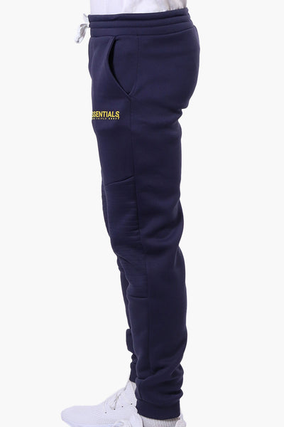 Essentials Super Triple Goose Basic Tie Waist Joggers - Navy - Mens Joggers & Sweatpants - International Clothiers