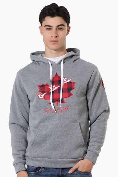 Canada Weather Gear Chest Logo Hoodie - Grey - Mens Hoodies & Sweatshirts - International Clothiers