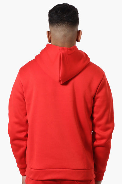 Canada Weather Gear Solid Embossed Logo Hoodie - Red - Mens Hoodies & Sweatshirts - International Clothiers