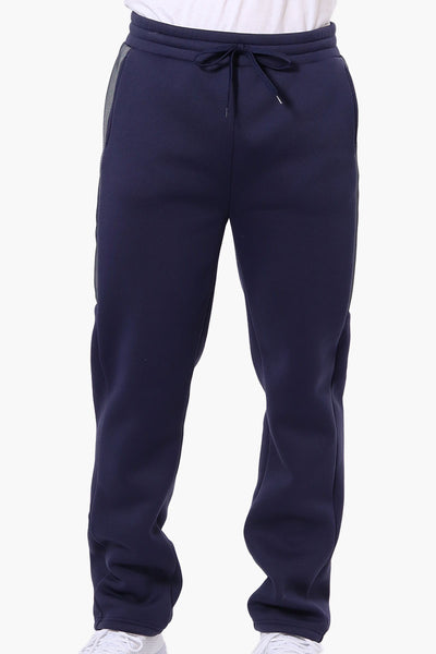 Essentials Super Triple Goose Side Mesh Insert Sweatpants - Navy - Mens Joggers & Sweatpants - International Clothiers