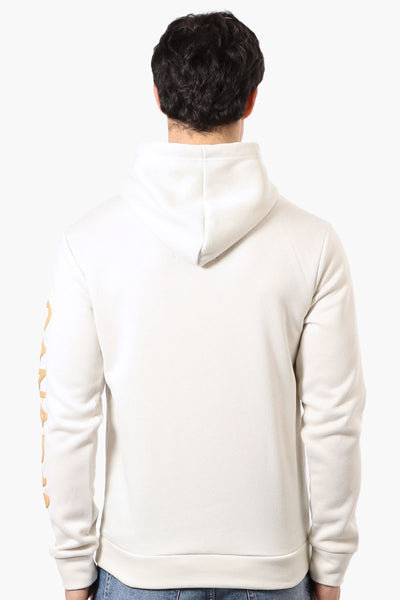 Canada Work Gear Sleeve Print Hoodie - Cream - Mens Hoodies & Sweatshirts - International Clothiers