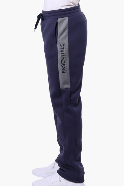 Essentials Super Triple Goose Side Mesh Insert Sweatpants - Navy - Mens Joggers & Sweatpants - International Clothiers