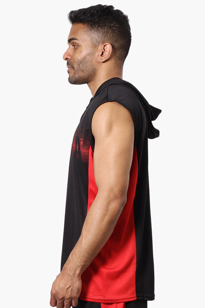 Canada Weather Gear Hooded Muscle Tee - Black - Mens Tees & Tank Tops - International Clothiers