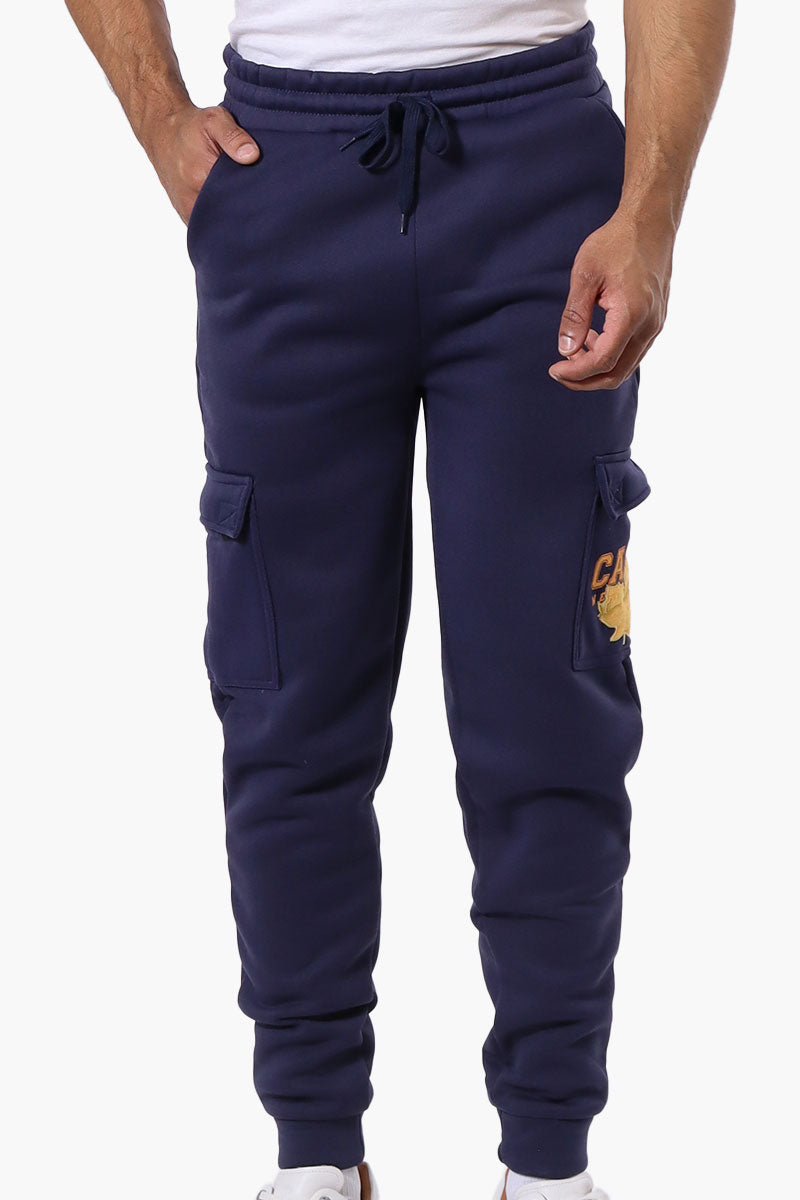 Canada Weather Gear Tie Waist Cargo Joggers - Navy - Mens Joggers & Sweatpants - International Clothiers