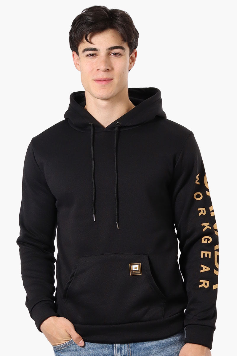 Canada Work Gear Sleeve Print Hoodie - Black - Mens Hoodies & Sweatshirts - International Clothiers