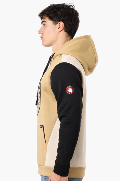 Canada Weather Gear Colour Block Hoodie - Beige - Mens Hoodies & Sweatshirts - International Clothiers