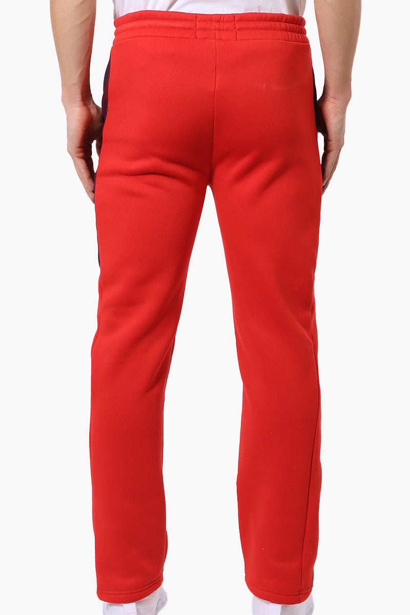 Essentials Super Triple Goose Side Mesh Insert Sweatpants - Red - Mens Joggers & Sweatpants - International Clothiers