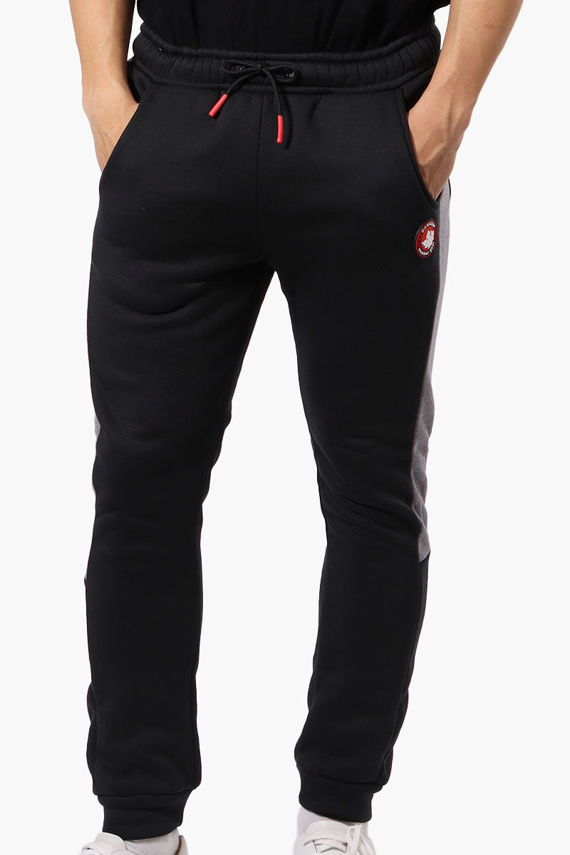 Canada Weather Gear Tie Waist Fleece Joggers - Black - Mens Joggers & Sweatpants - International Clothiers