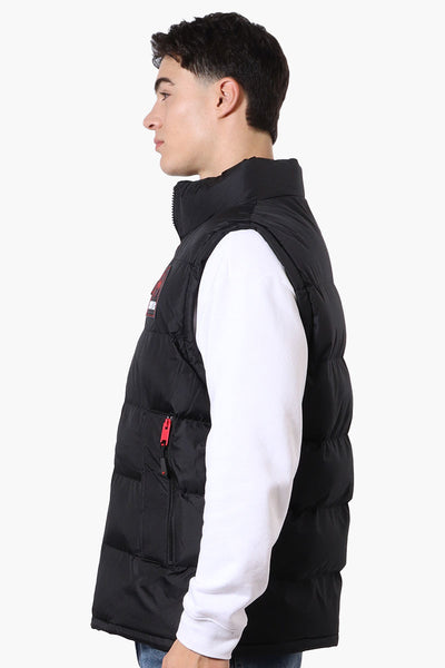 Super Triple Goose Double Pocket Bubble Vest - Black - Mens Vests - International Clothiers