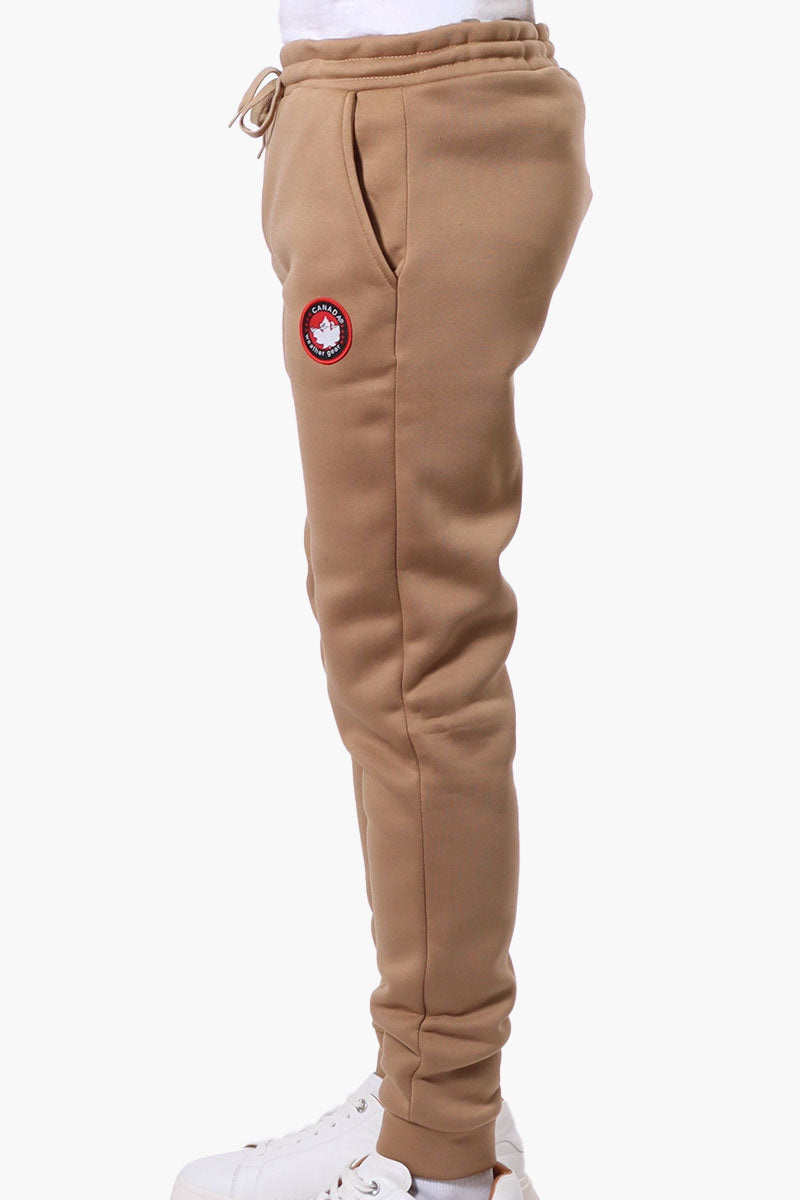 Canada Weather Gear Basic Tie Waist Joggers - Brown - Mens Joggers & Sweatpants - International Clothiers