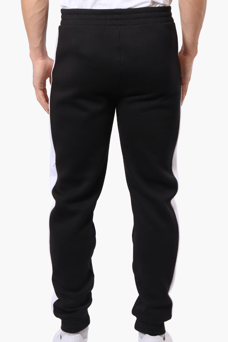 Essentials Super Triple Goose Side Stripe Tie Waist Joggers - Black - Mens Joggers & Sweatpants - International Clothiers