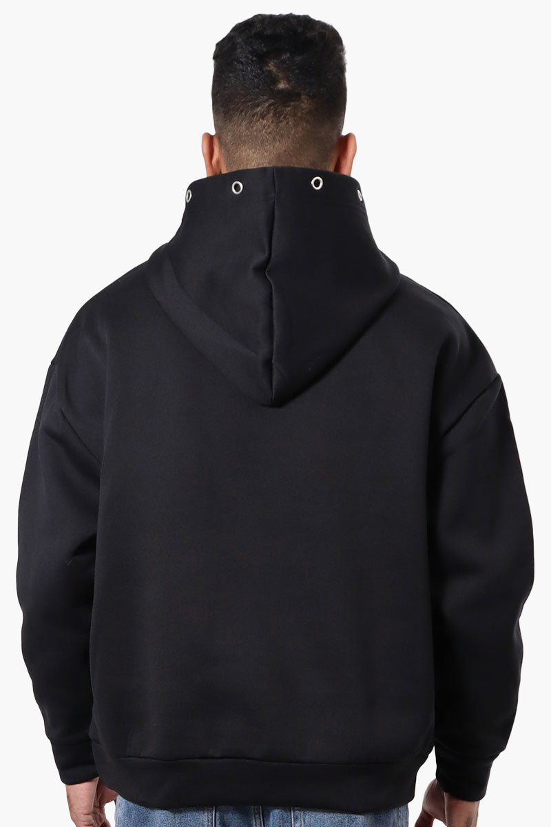 Saints Studio Rivet Detail Hoodie - Black - Mens Hoodies & Sweatshirts - International Clothiers