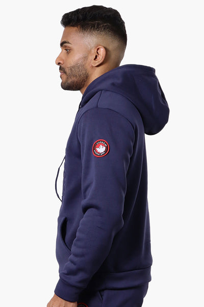 Canada Weather Gear Solid Embossed Logo Hoodie - Navy - Mens Hoodies & Sweatshirts - International Clothiers