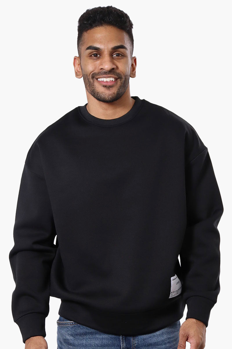 Drill Essentials Side Patch Pullover Sweatshirt - Black - Mens Hoodies & Sweatshirts - International Clothiers