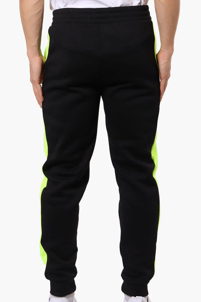 Essentials Super Triple Goose Side Stripe Tie Waist Joggers - Black - Mens Joggers & Sweatpants - International Clothiers