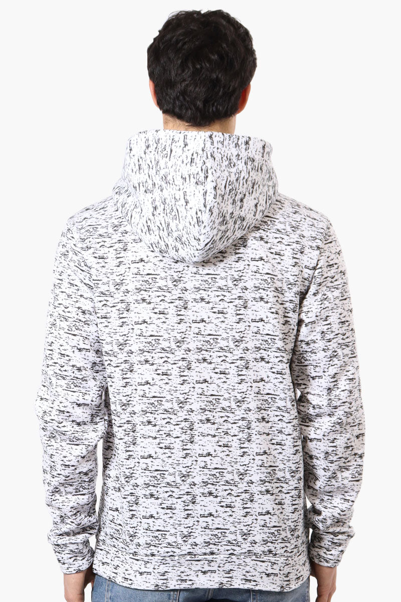 Canada Weather Gear Patterned Embroidered Hoodie - White - Mens Hoodies & Sweatshirts - International Clothiers