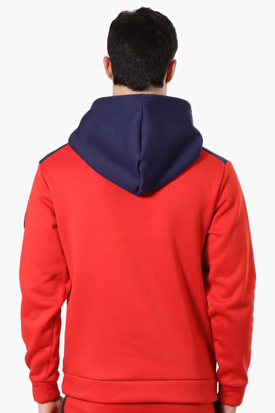 Essentials Super Triple Goose Mesh Insert Hoodie - Red - Mens Hoodies & Sweatshirts - International Clothiers