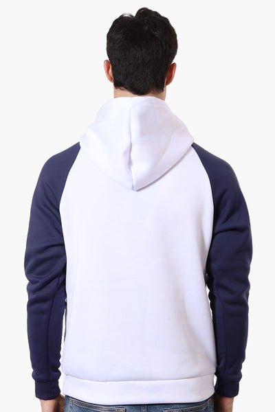 Canada Weather Gear Colour Block Chest Logo Hoodie - White - Mens Hoodies & Sweatshirts - International Clothiers