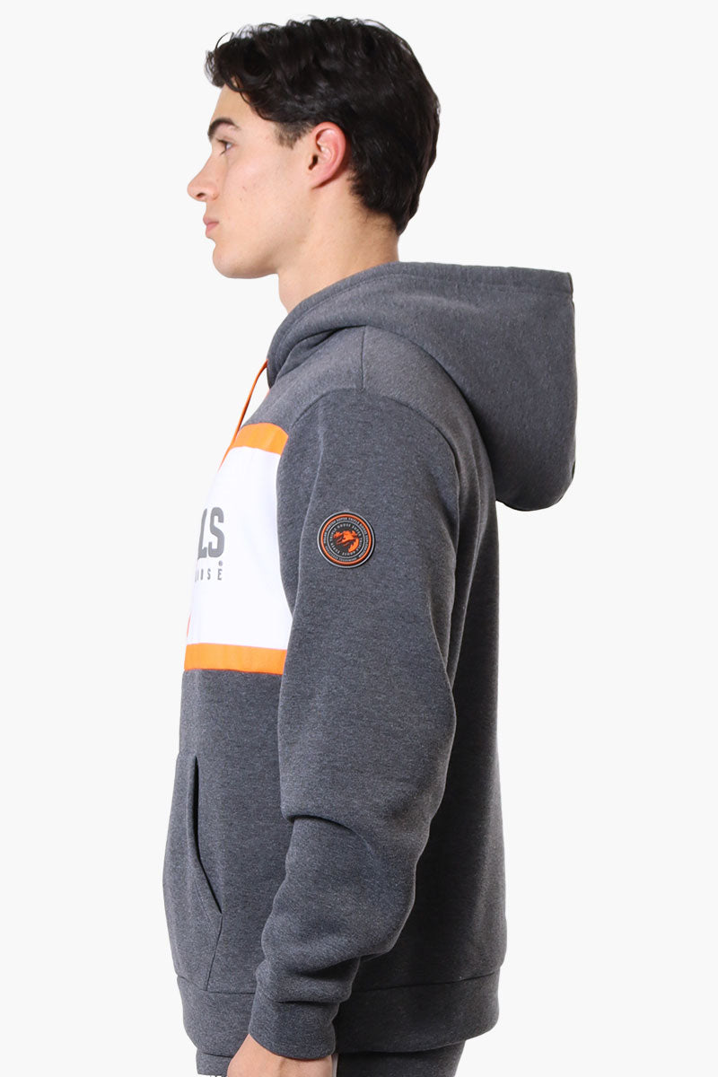 Essentials Super Triple Goose Striped Logo Hoodie - Grey - Mens Hoodies & Sweatshirts - International Clothiers