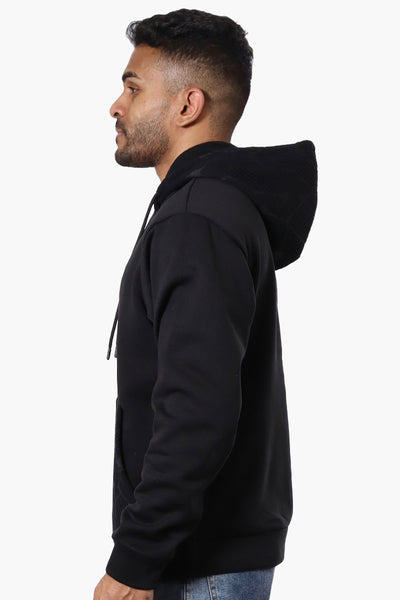 Saints Studio Crochet Detail Hoodie - Black - Mens Hoodies & Sweatshirts - International Clothiers