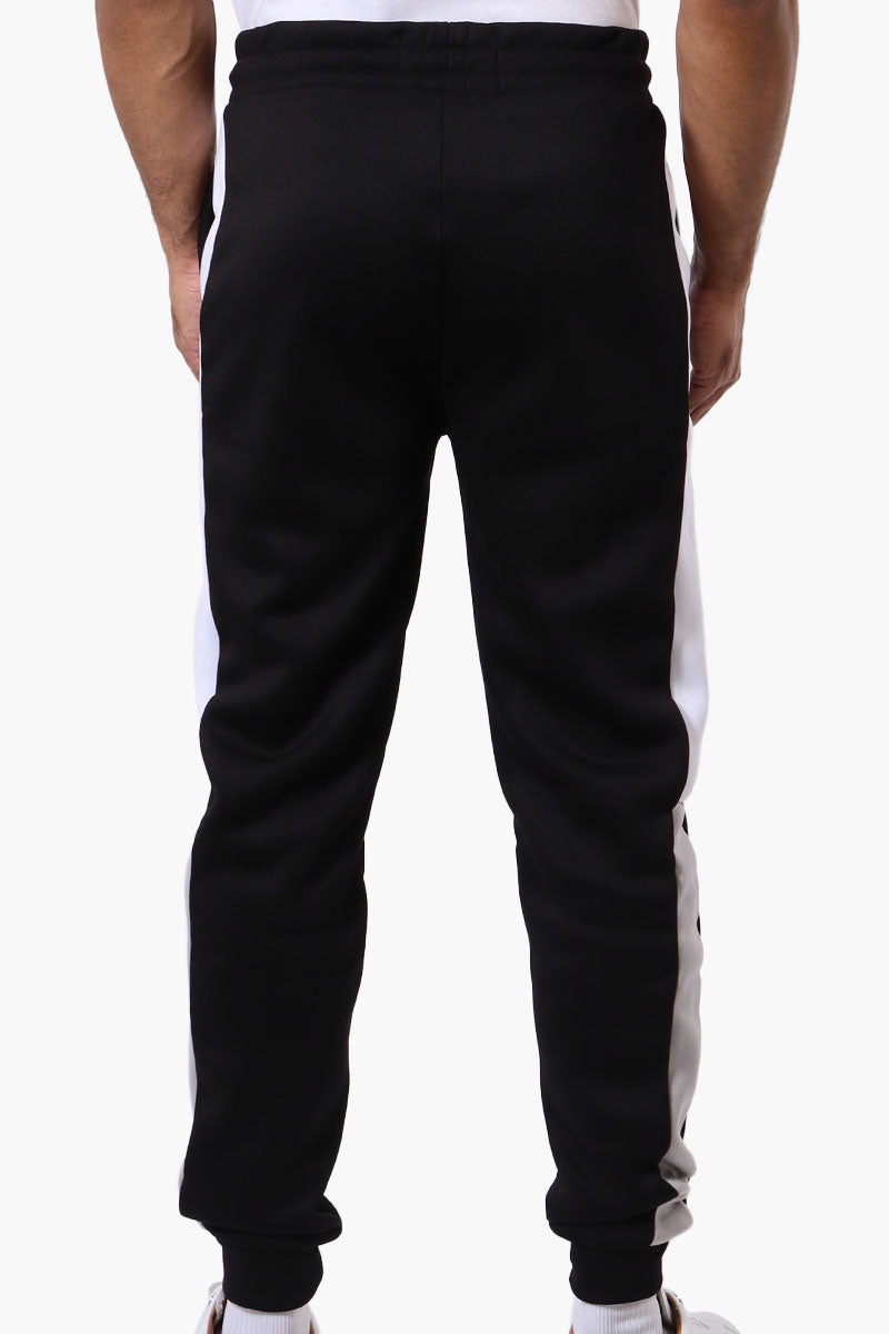 Canada Weather Gear Side Stripe Colour Block Joggers - Black - Mens Joggers & Sweatpants - International Clothiers