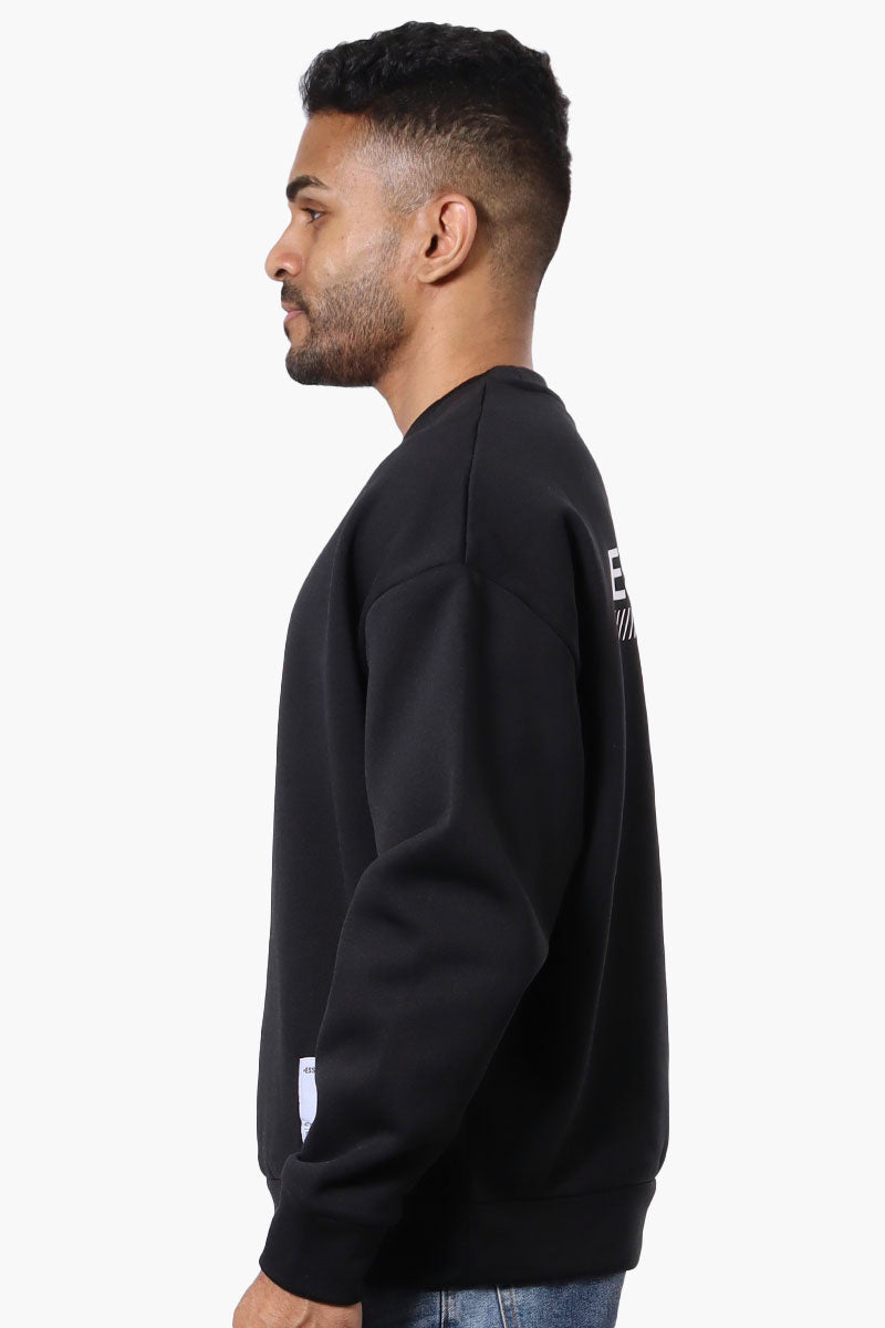 Drill Essentials Side Patch Pullover Sweatshirt - Black - Mens Hoodies & Sweatshirts - International Clothiers